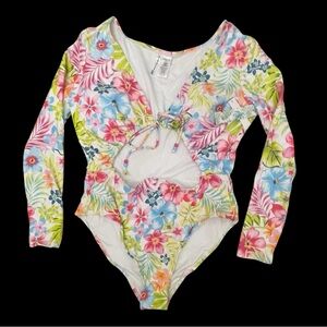 Celebrity Pink Floral Swimsuit